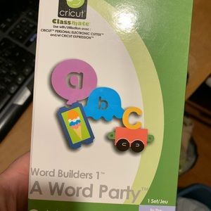 A word party word builders Cricut classroom cart